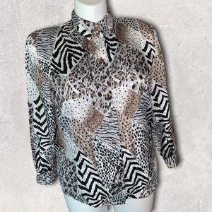 Tan Jay Petite Shirt, Size 12